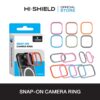 HI-SHIELD Snap-on Camera Ring - วงแหวนปกป้องเลนส์กล้อง [iPhone17 , iPhone16 , iPhone15]