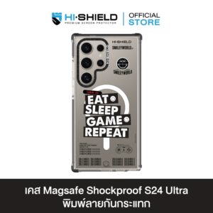 HI-SHIELD Magsafe Shockproof Case รุ่น Smileyworld Smiley055 [SAMSUNG S24 Ultra] - เคสแม่เหล็กกันกระแทก