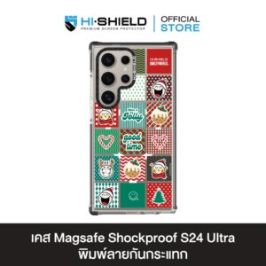 HI-SHIELD Magsafe Shockproof Case รุ่น Smileyworld Smiley057 [SAMSUNG S24 Ultra] - เคสแม่เหล็กกันกระแทก