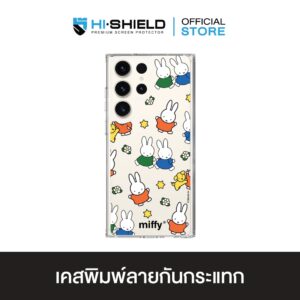 [S24ultra,S23ultra] HI-SHIELD เคสใสกันกระแทก Samsung รุ่น Miffy004