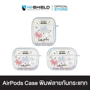 HI-SHIELD AirPods Case เคสกันกระแทกแอร์พอด รุ่น Smileyworld Charming Bow2