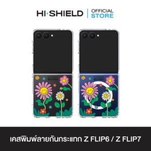 [ZFLIP7 / ZFLIP6] HI-SHIELD เคสใสกันกระแทก Samsung ZFLIP7 / ZFLIP6 รุ่น Smiley023