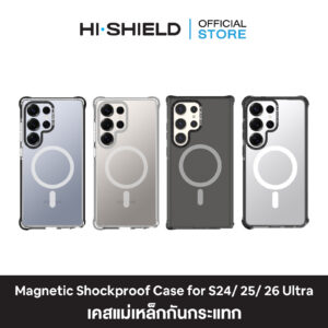 HI-SHIELD Magsafe Shockproof Case SAMSUNG S26 Ultra , S25 Ultra  - เคสแม่เหล็กกันกระแทก [เคส SAMSUNG S26,S25,S24 Ultra]
