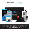 HI-SHIELD 2.5D Super Strong with installation kit Box Set iPhone16-ฟิล์มกระจก ฟิล์มกล้อง เคส [แถมชุดติดตั้ง ติดตั้งง่าย]