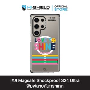 HI-SHIELD Magsafe Shockproof Case รุ่น Love To Shine #1 [SAMSUNG S24 Ultra] - เคสแม่เหล็กกันกระแทก