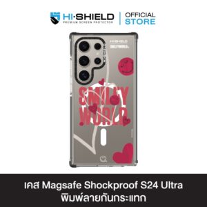 HI-SHIELD Magsafe Shockproof Case รุ่น Love Couple #2 [SAMSUNG S24 Ultra] - เคสแม่เหล็กกันกระแทก