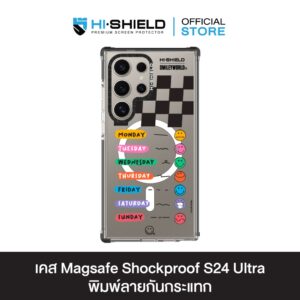 HI-SHIELD Magsafe Shockproof Case รุ่น Everyday Smiley [SAMSUNG S24 Ultra , S25 Ultra] - เคสแม่เหล็กกันกระแทก