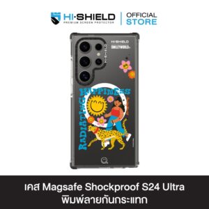 HI-SHIELD Magsafe Shockproof Case รุ่น Happy Smile2 [SAMSUNG S24 Ultra , S25 Ultra] - เคสแม่เหล็กกันกระแทก