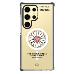 HI-SHIELD Magsafe Shockproof Case รุ่น SmileyWorld7 [SAMSUNG S24Ultra,S25Ultra,S26Ultra] - เคสแม่เหล็กกันกระแทก - S24 Ultra-Clear