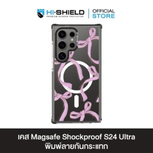 HI-SHIELD Magsafe Shockproof Case รุ่น Ribbon4 [SAMSUNG S24 Ultra , S25 Ultra] - เคสแม่เหล็กกันกระแทก