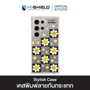 [S25ultra,S24ultra,S23ultra] HI-SHIELD เคสใสกันกระแทก Samsung รุ่น Sunkkissed Daisy1