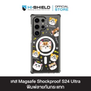 HI-SHIELD Magsafe Shockproof Case รุ่น Cat5 [SAMSUNG S24 Ultra , S25 Ultra] - เคสแม่เหล็กกันกระแทก
