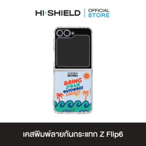 [ZFLIP6] HI-SHIELD เคสใสกันกระแทก Samsung ZFLIP6 รุ่น Smileyworld Smiley065
