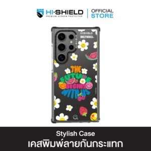 [S25ultra,S24ultra,S23ultra] HI-SHIELD เคสใสกันกระแทก Samsung รุ่น Happy Smile8