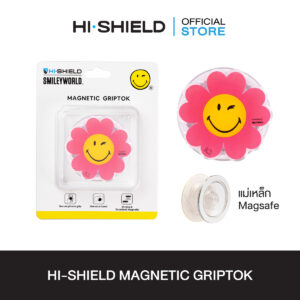 HI-SHIELD Acrylic Griptok Magnetic GRIP & STAND - กริ๊บต๊อกอะคริลิค รุ่น Smiley061