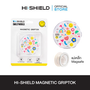 HI-SHIELD Acrylic Griptok Magnetic GRIP & STAND - กริ๊บต๊อกอะคริลิค รุ่น Smiley062