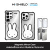 HI-SHIELD Magnetic Mirror Case รุ่น Miffy MF002 - เคสแม่เหล็กกระจกเงากันกระแทก [iPhone15/iPhone16/iPhone17/S25Ultra]