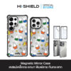HI-SHIELD Magnetic Mirror Case รุ่น Miffy MF004 - เคสแม่เหล็กกระจกเงากันกระแทก [iPhone15/iPhone16/iPhone17/S25Ultra/S26Ultra]