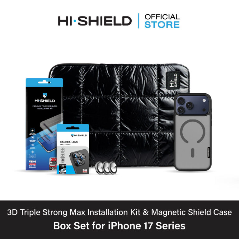 [iPhone17] HI-SHIELD 3D Triple Strong Max Box Set [BS4] – ฟิล์มกระจก ...