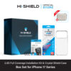[iPhone17] HI-SHIELD Selected 2.5D Full coverage Box Set [BS6] - ฟิล์มกระจก ฟิล์มกล้อง เคสกันกระแทก1.5 ม.[แถมชุดติดตั้ง]