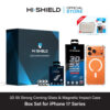 [iPhone17] HI-SHIELD 3D 5X Strong Corning Glass Box Set [BS2] - ฟิล์มกระจก ฟิล์มกล้อง เคสกันกระแทก 2 ม. [แถมชุดติดตั้ง]