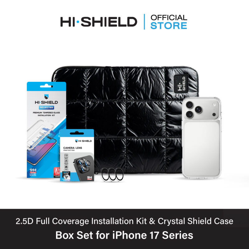 [iPhone17] HI-SHIELD Selected 2.5D Full coverage Box Set [BS6] – ฟิล์ม ...
