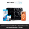 [iPhone17] HI-SHIELD Selected 2.5D Full coverage Box Set [BS7] - ฟิล์มกระจก ฟิล์มกล้อง เคสกันกระแทก 2 ม.[แถมชุดติดตั้ง]