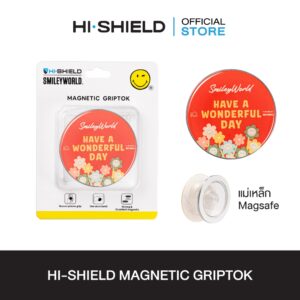 HI-SHIELD Acrylic Griptok Magnetic GRIP & STAND - กริ๊บต๊อกอะคริลิค รุ่น Smiley068