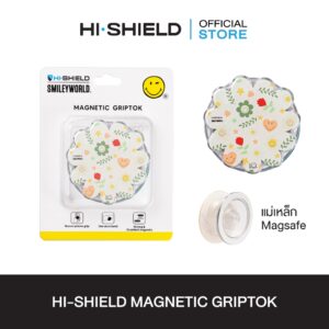 HI-SHIELD Acrylic Griptok Magnetic GRIP & STAND - กริ๊บต๊อกอะคริลิค รุ่น Smiley070