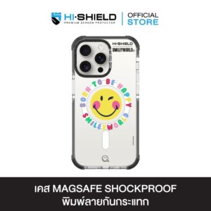HI-SHIELD Magsafe Shockproof Case รุ่น SmileyWorld4 [iPhone17/iPhone16/iPhone15/iPhone14] - เคสแม่เหล็กกันกระแทก