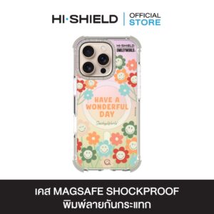 HI-SHIELD Magsafe Shockproof Case รุ่น Smileyworld Smiley068 [iPhone17/iPhone16/iPhone15/iPhone14] - เคสแม่เหล็ก