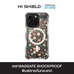 HI-SHIELD Magsafe Shockproof Case รุ่น Smileyworld Smiley070 [iPhone17/iPhone16/iPhone15/iPhone14] - เคสแม่เหล็ก