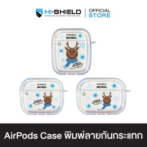 HI-SHIELD AirPods Case เคสกันกระแทกแอร์พอด รุ่น Christmas Carols2 [SmileyWorld]