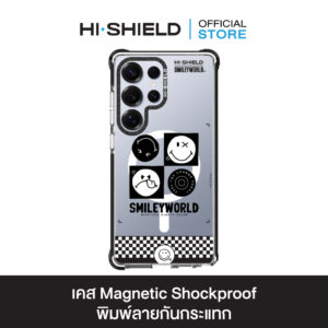HI-SHIELD Magsafe Shockproof Case รุ่น Smiley073 [SAMSUNG S24 Ultra,S25 Ultra] - เคสแม่เหล็กกันกระแทก