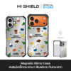 HI-SHIELD Magnetic Mirror Case รุ่น Miffy MF015 - เคสแม่เหล็กกระจกเงากันกระแทก [iPhone17]