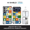 HI-SHIELD Magnetic Mirror Case รุ่น Miffy MF032 - เคสแม่เหล็กกระจกเงากันกระแทก [iPhone15/iPhone16/iPhone17/S25Ultra/S26Ultra]