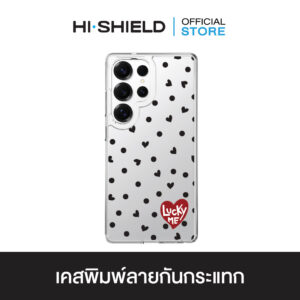 [S25ultra,S24ultra,S23ultra] HI-SHIELD เคสใสกันกระแทก Samsung รุ่น Polka Dot S189