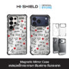 HI-SHIELD Magnetic Mirror Case รุ่น Smiley SW076 – เคสแม่เหล็กกระจกเงากันกระแทก [iPhone15/iPhone16/iPhone17/iPhone18/S25Ultra/S26Ultra]