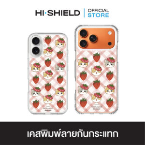 HI-SHIELD เคสใสกันกระแทก iPhone รุ่น Mofusand FS004 [เคส iPhone17,iPhone16,iPhone15,iPhone14,iPhone13]