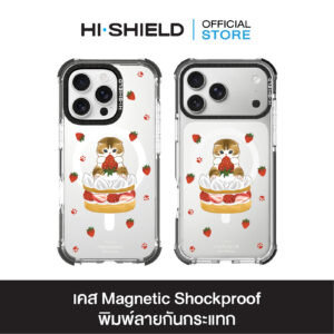 HI-SHIELD Magnetic Shockproof Case รุ่น Mofusand FS001 [iPhone17/iPhone16/iPhone15/iPhone14] - เคสแม่เหล็ก