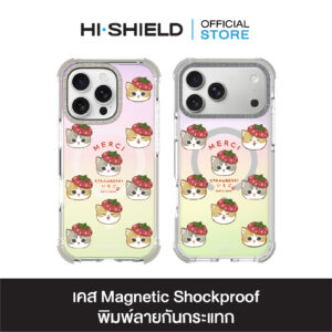 HI-SHIELD Magnetic Shockproof Case รุ่น Mofusand FS003 [iPhone17/iPhone16/iPhone15/iPhone14] - เคสแม่เหล็ก