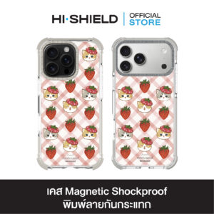 HI-SHIELD Magnetic Shockproof Case รุ่น Mofusand FS004 [iPhone17/iPhone16/iPhone15/iPhone14] - เคสแม่เหล็ก