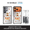 HI-SHIELD Magnetic Mirror Case รุ่น Mofusand FS001 - เคสแม่เหล็กกระจกเงากันกระแทก [iPhone15/iPhone16/iPhone17/S25Ultra/S26Ultra]