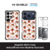 HI-SHIELD Magnetic Mirror Case รุ่น Mofusand FS004 - เคสแม่เหล็กกระจกเงากันกระแทก [iPhone15/iPhone16/iPhone17/S25Ultra/S26Ultra]