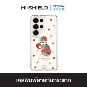 [S25ultra,S24ultra,S23ultra] HI-SHIELD เคสใสกันกระแทก Samsung รุ่น Mofusand FS002