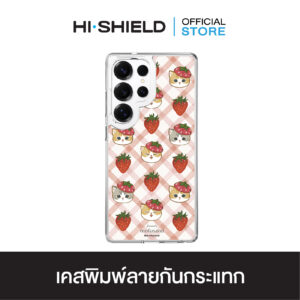 [S25ultra,S24ultra,S23ultra] HI-SHIELD เคสใสกันกระแทก Samsung รุ่น Mofusand FS004