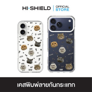 HI-SHIELD เคสใสกันกระแทก iPhone รุ่น Noodmi S203 [เคส iPhone17,iPhone16,iPhone15,iPhone14,iPhone13,iPhone12]