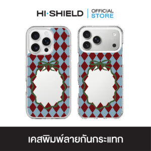 HI-SHIELD เคสใสกันกระแทก iPhone รุ่น Frame S219 [เคส iPhone17,iPhone16,iPhone15,iPhone14,iPhone13,iPhone12]