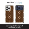HI-SHIELD Magnetic Shockproof Case รุ่น Polkadot S205 [iPhone17/iPhone16/iPhone15/iPhone14] - เคสแม่เหล็ก