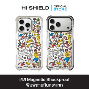 HI-SHIELD Magnetic Shockproof Case รุ่น KAMO S215 [iPhone17/iPhone16/iPhone15/iPhone14] - เคสแม่เหล็ก